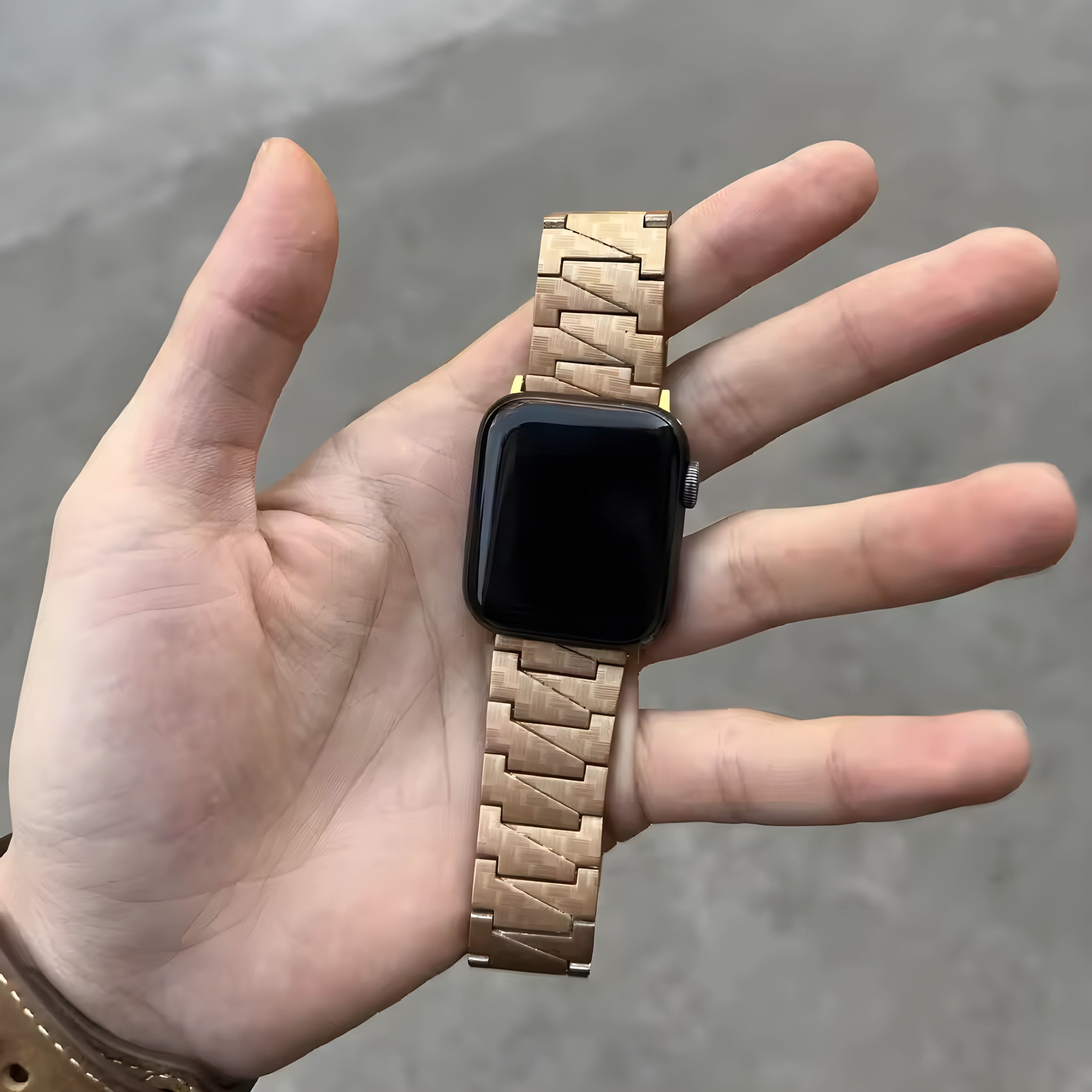 CarbonEdge™ – Premium Kohlefaser-Muster Armband für Apple Watch (38–49 mm) – Für Series 1–11, SE (1.–3. Gen.), Ultra, Ultra 2 & Ultra 3