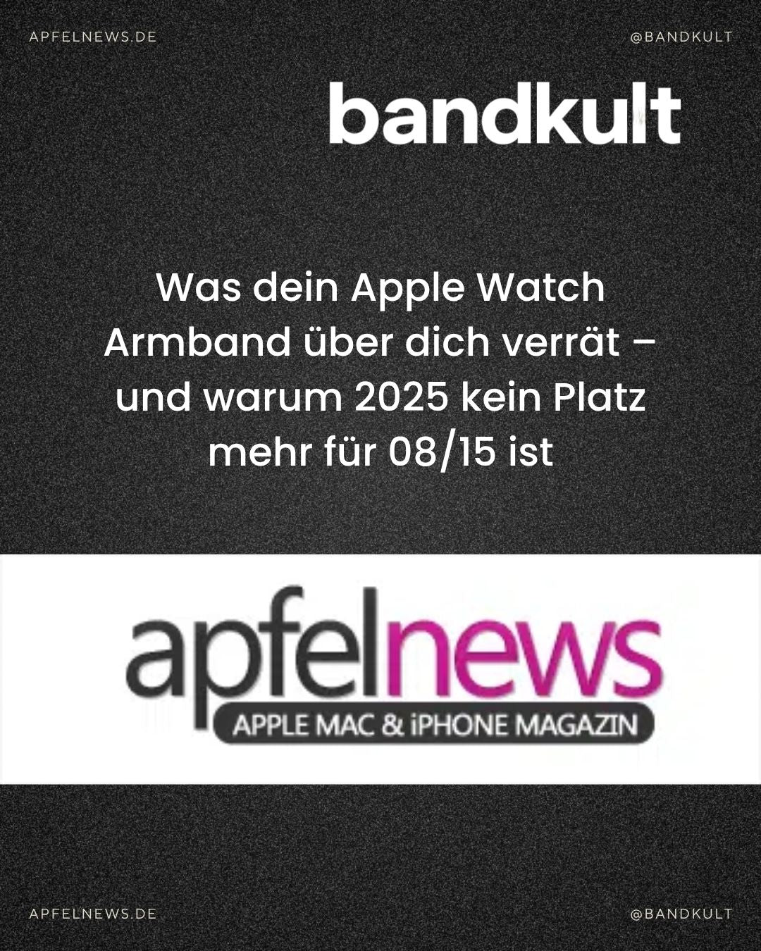 Mehr als nur ein Armband: Was dein Apple Watch Band über dich verrät – jetzt entdecken!