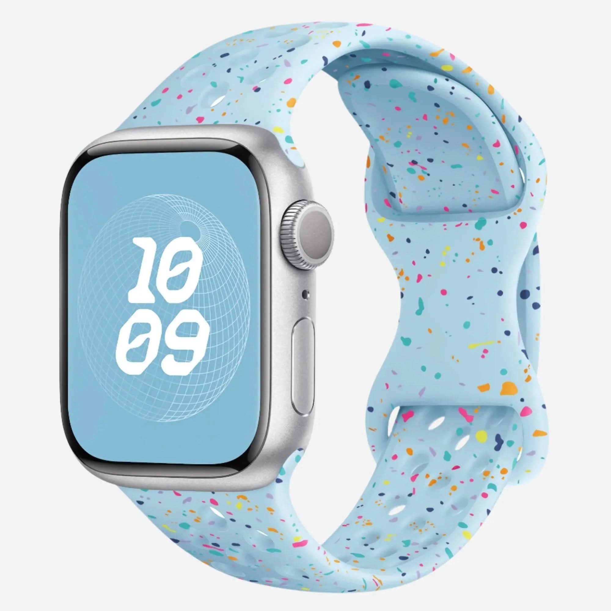MillesTECband Apple Watch Silikonarmband "Carnival" MillesTEC