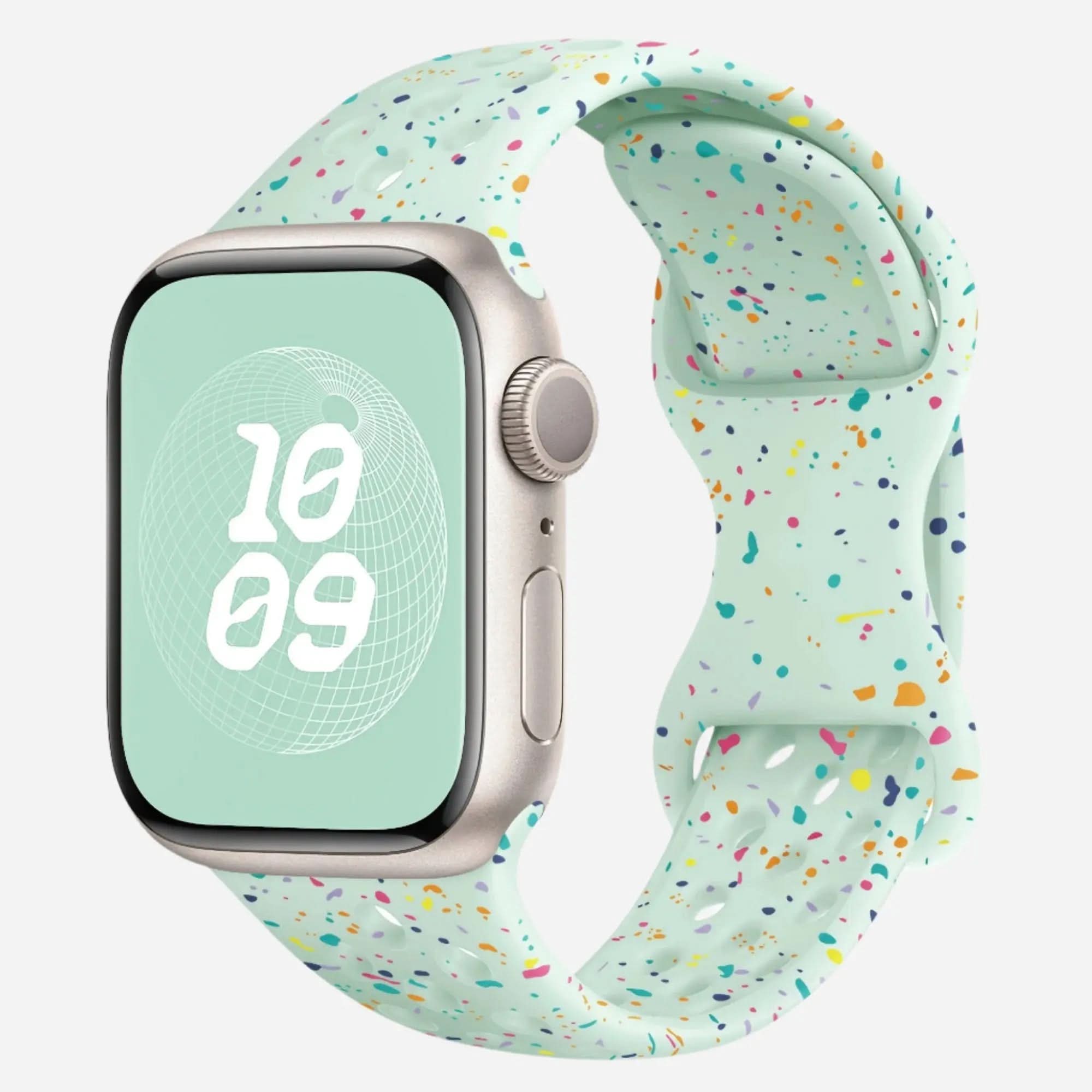 MillesTECband Apple Watch Silikonarmband "Carnival" MillesTEC
