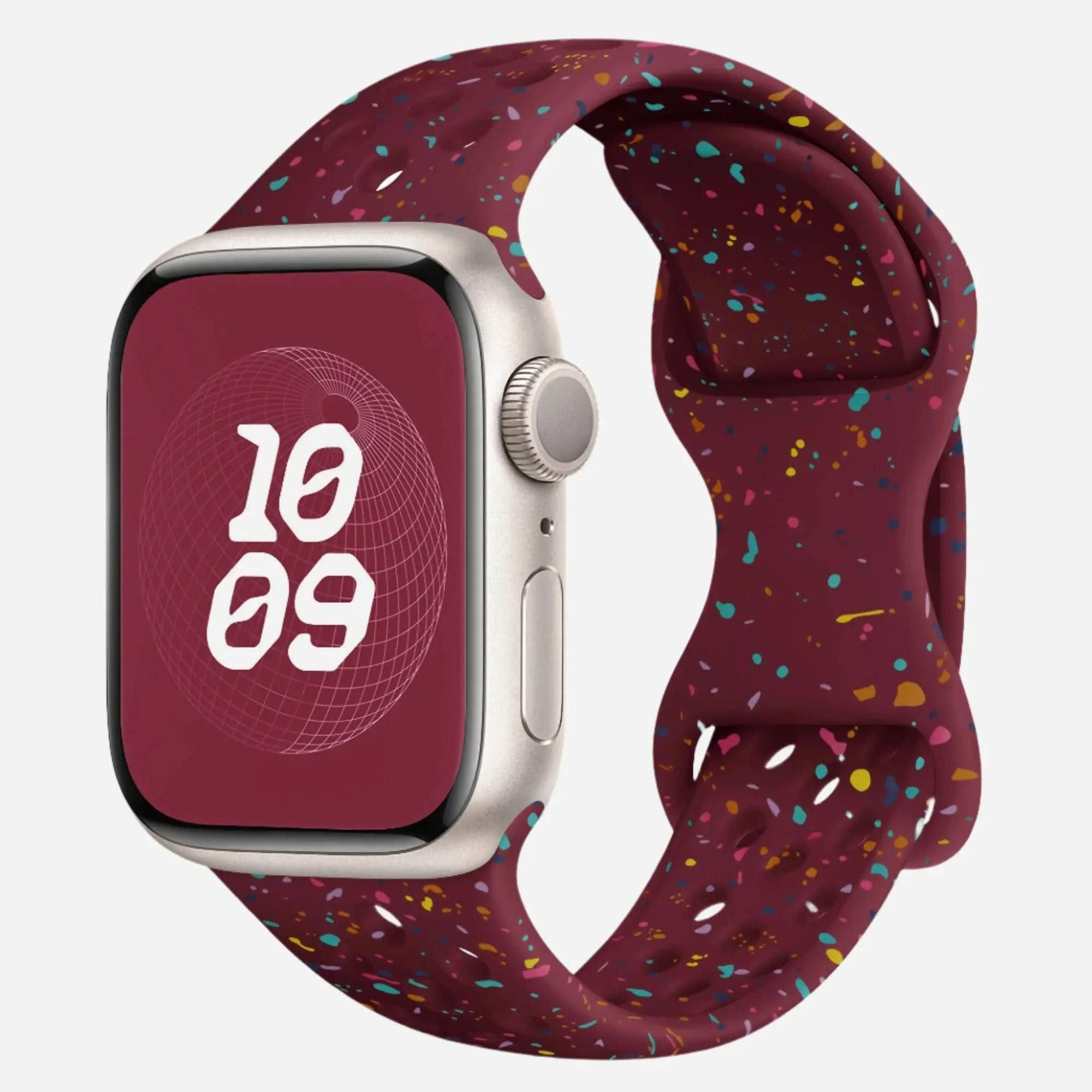 MillesTECband Apple Watch Silikonarmband "Carnival" MillesTEC