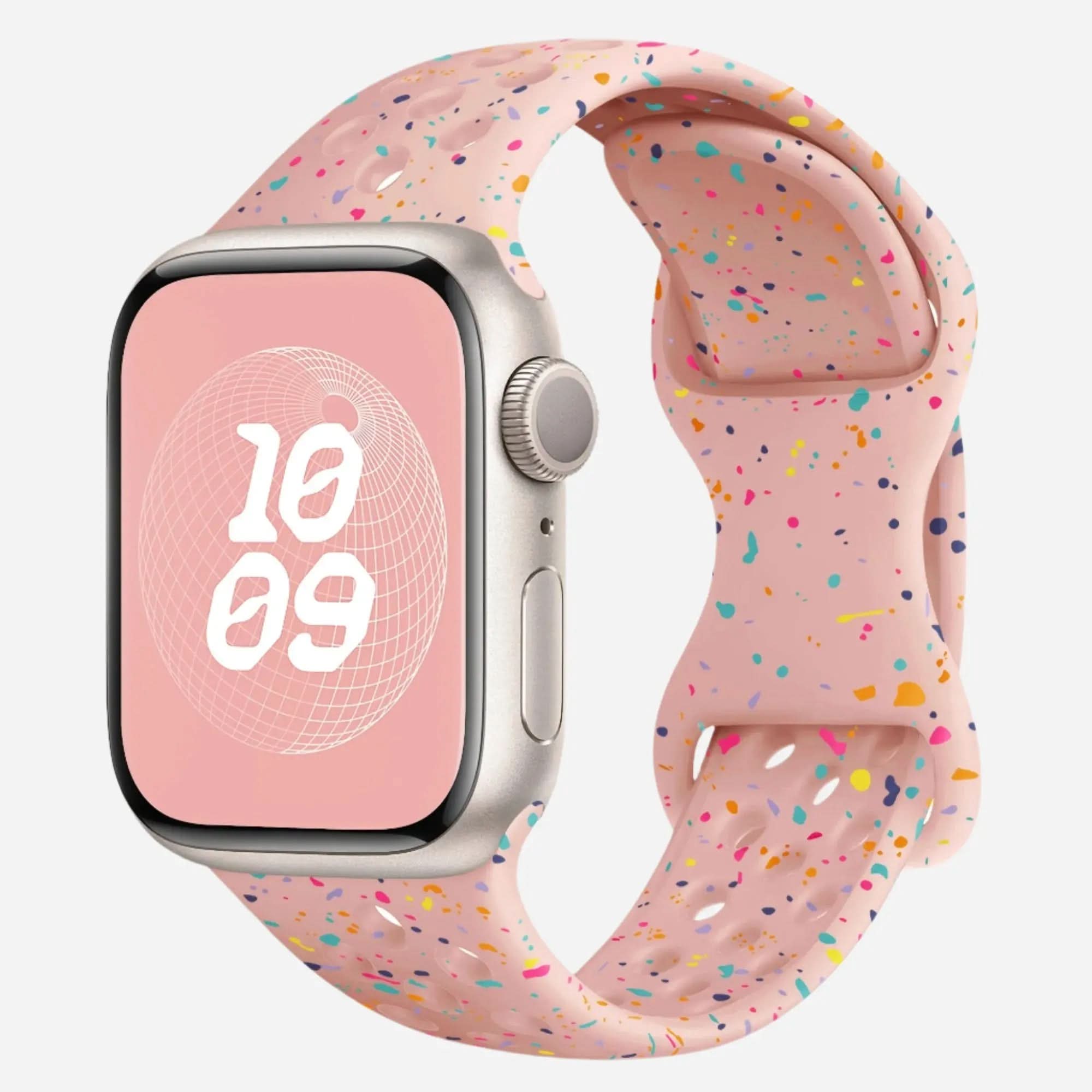 MillesTECband Apple Watch Silikonarmband "Carnival" MillesTEC