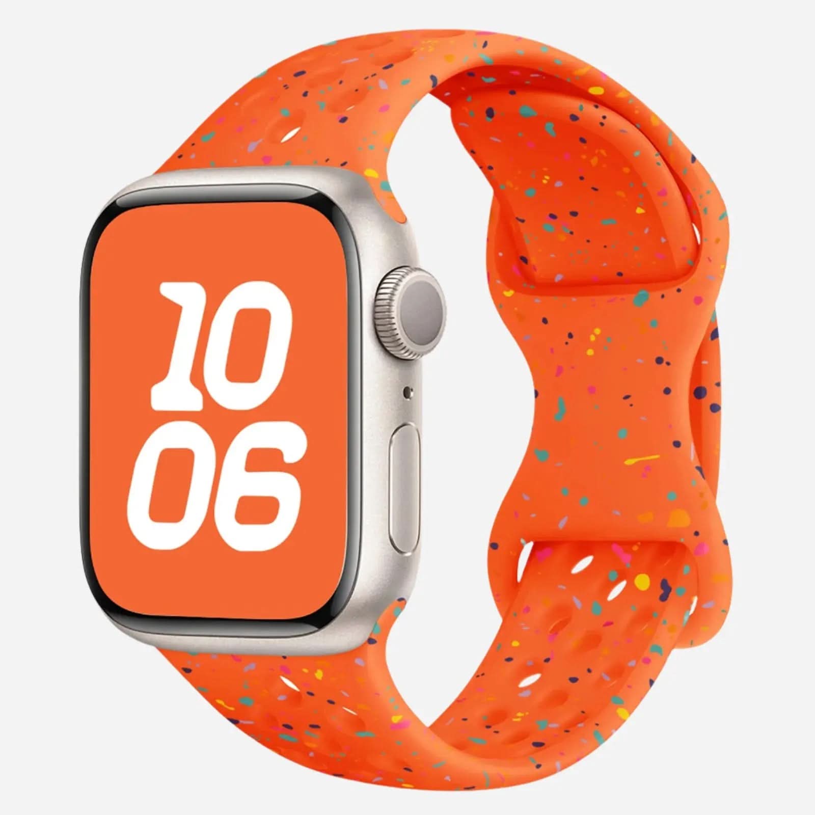 MillesTECband Apple Watch Silikonarmband "Carnival" MillesTEC