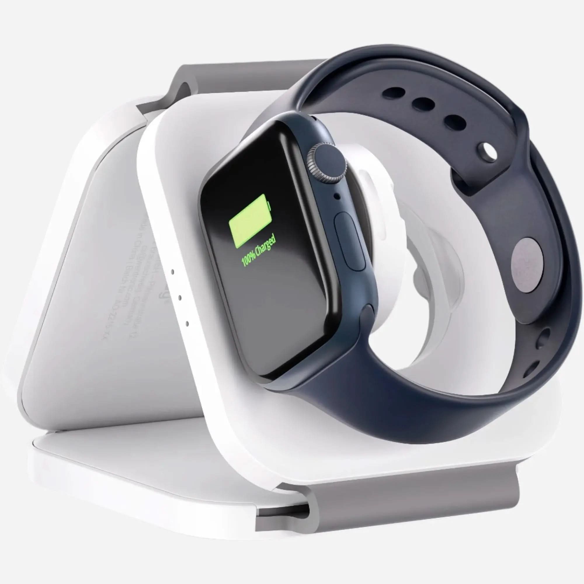 Kabelloses 3in1 Ladegerät für iPhone, Apple Watch und AirPods - MillesTEC