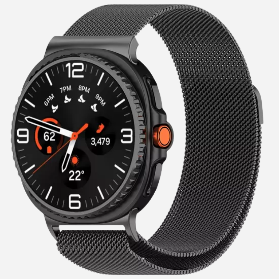 Bandkult Galaxy Watch 8 Classic Milanese Armband Armband (Grau)
