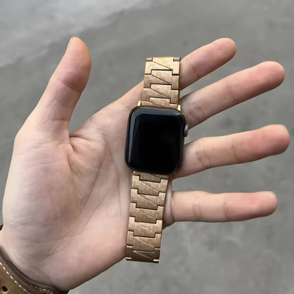 CarbonEdge™ – Premium Kohlefaser-Muster Armband für Apple Watch (38–49 mm) – Für Series 1–11, SE (1.–3. Gen.), Ultra, Ultra 2 & Ultra 3