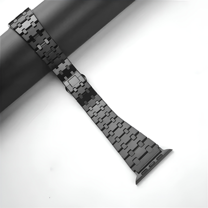 TitanLink™ – Klassisches Edelstahl-Armband für Apple Watch – Für Series 3–11, SE (1.–3. Gen.), Ultra, Ultra 2 & Ultra 3