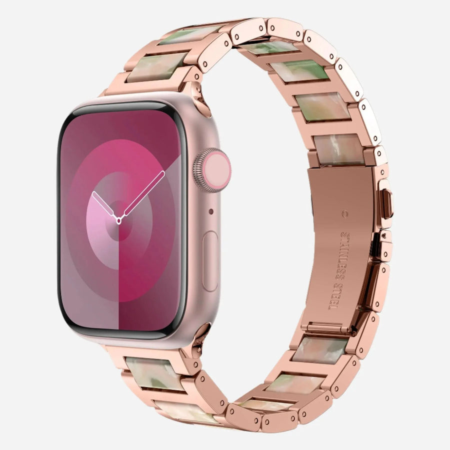 MillesTECband Apple Watch Gliederarmband "Granit" - MillesTEC