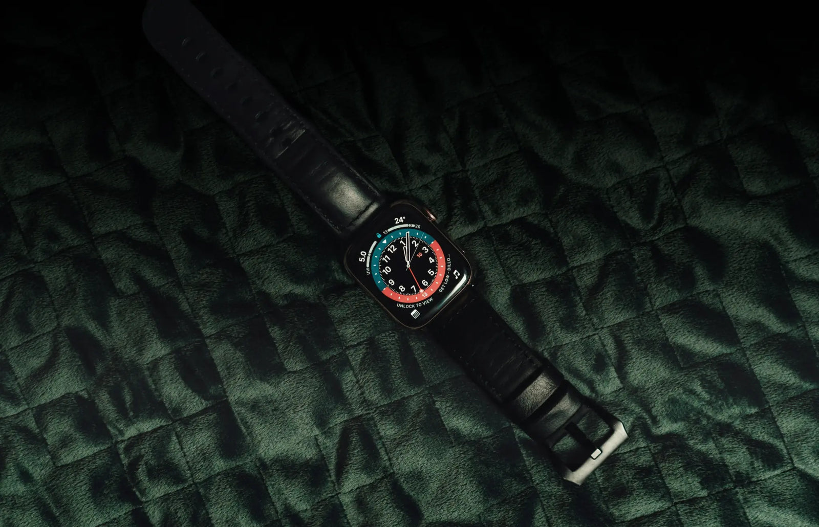 Hochwertiges Leder Armband – passend für Apple Watch 38–49mm