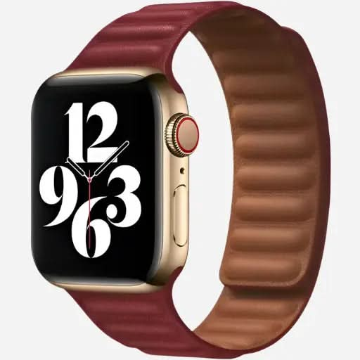 bandkultBumpy Leder Apple Watch Armband Magnetverschluss bandkult