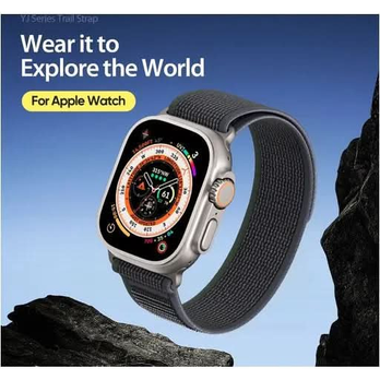 Apple Watch Nylonarmband – Dux Ducis YJ mit Klettverschluss – 38–49 mm | Verschiedene Farben – Für Series 1–11, SE (1.–3. Gen.), Ultra, Ultra 2 & Ultra 3 – zweite Ansicht