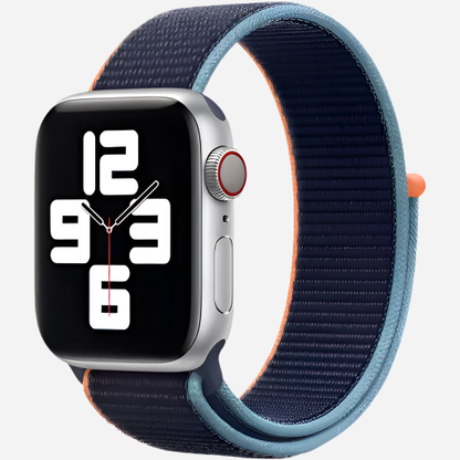 MillesTECband Woven Nylon Apple Watch Armband Klettverschluss MillesTEC