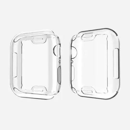 MillesTECbandPRO 360 FULLBODY Case für Apple Watch Series 9, 8 und 7 - 41 mm - Transparent - MillesTEC