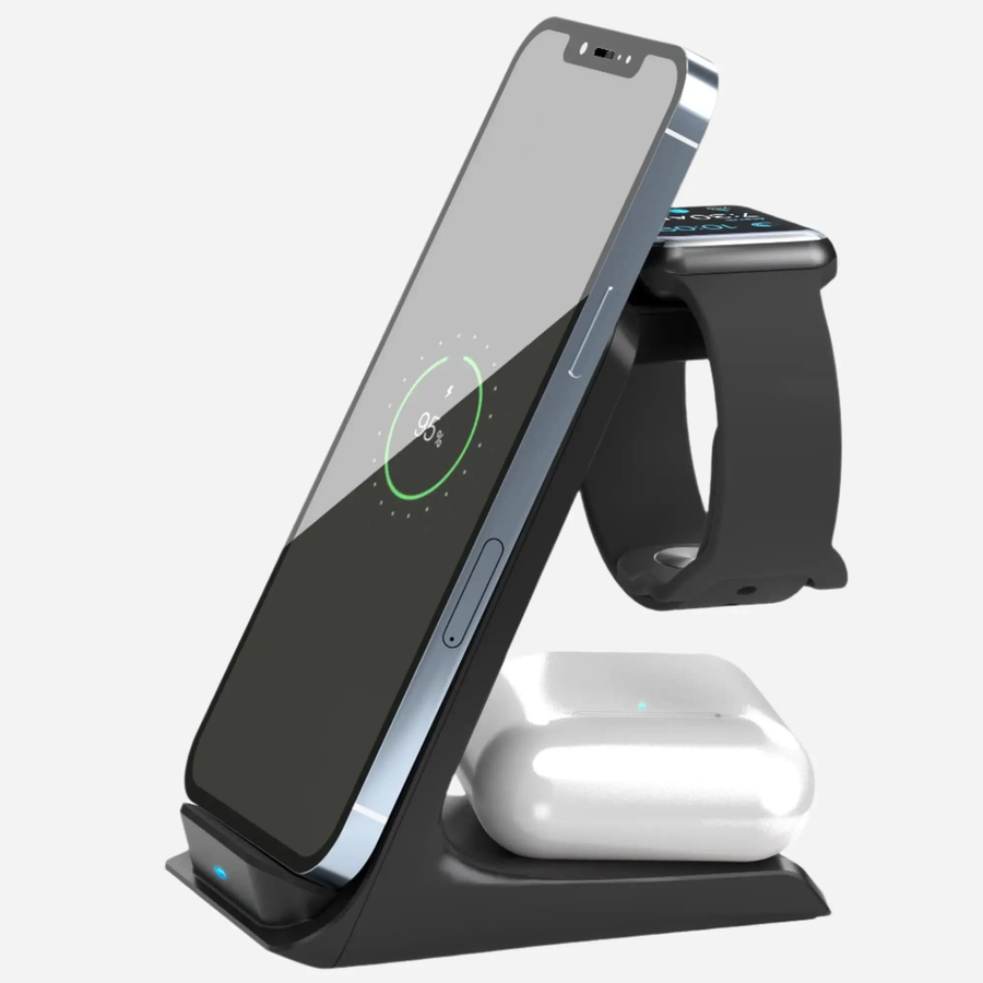 3in1 Ladestation für iPhone, Apple Watch und AirPods - MillesTEC-
