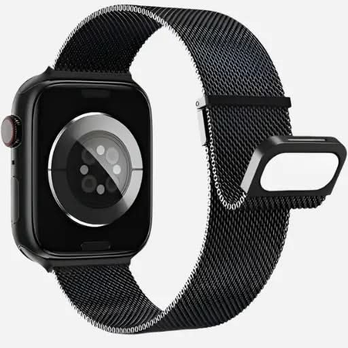 Apple Watch Milanese Armband – Edelstahl mit Magnetverschluss – 38–49 mm | bandkult® | Verschiedene Farben – Für Series 1–11, SE (1.–3. Gen.), Ultra, Ultra 2 & Ultra 3 – zweite Ansicht