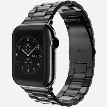 Apple Watch Edelstahlarmband – Antwerp mit Faltschließe – 38–49 mm | bandkult® – Für Series 1–11, SE (1.–3. Gen.), Ultra, Ultra 2 & Ultra 3 – zweite Ansicht