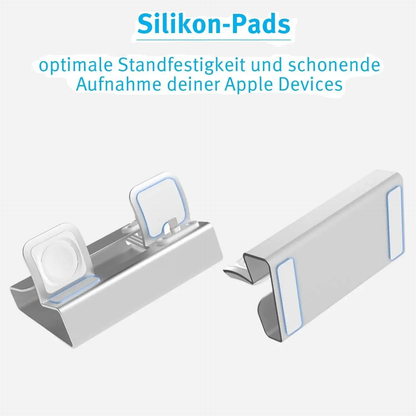 MillesTECband Aluminium MULTIDOCK für iPhone, Apple Watch & AirPods MillesTEC